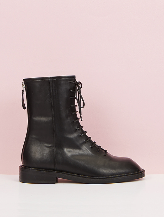 Lace-up Boots (Black)