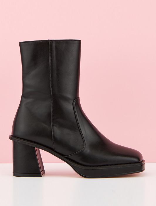[Refurb]Chungky Ankle Boots (Black)