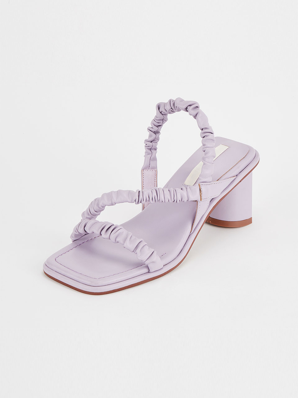 [바로배송]Shirring Sandal heel (violet)