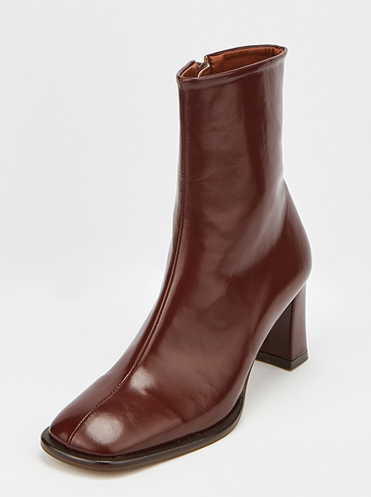 Slimline Ankle Boots (Brown)