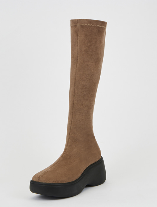 Socks Long Boots (Brown)