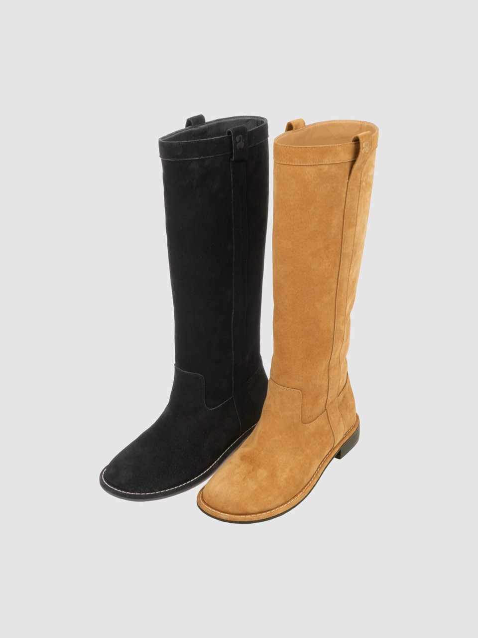 Suede long boots